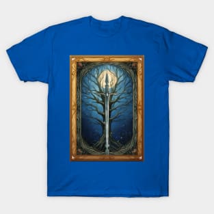 Lunar Embrace: The Athame's Power T-Shirt